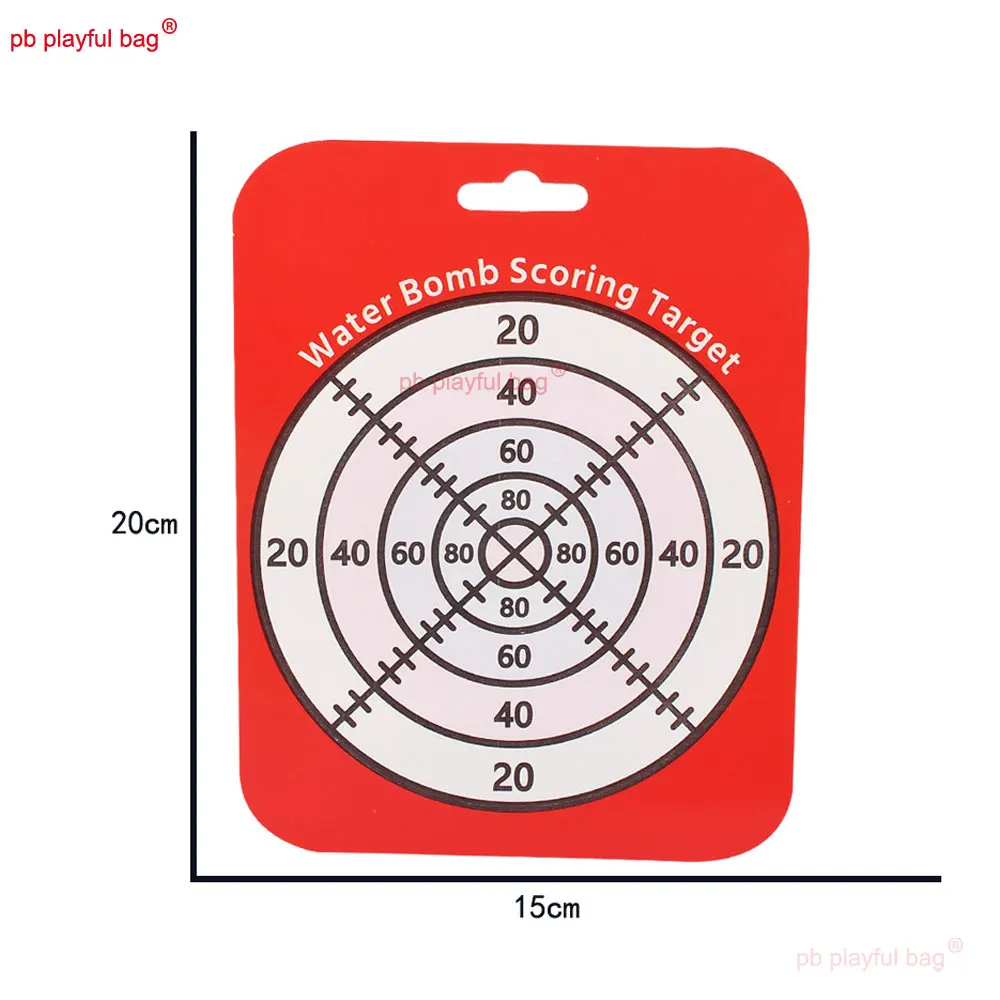 Sport all'aria aperta Palla gel Pistola giocattolo Allenamento Bersaglio Paperr CS Attrezzatura da gioco Accessori giocattolo Cambia colore Bersaglio punteggio QG771