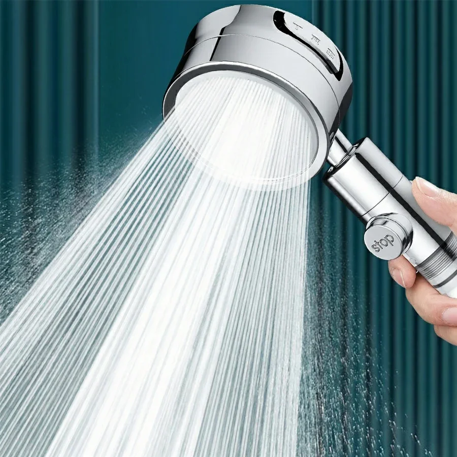 YALANDENG, Hochdruck-Filterduschkopf, dreistufig einstellbarer Superdruck-Haushaltsduschkopf, einstellbare Dusche