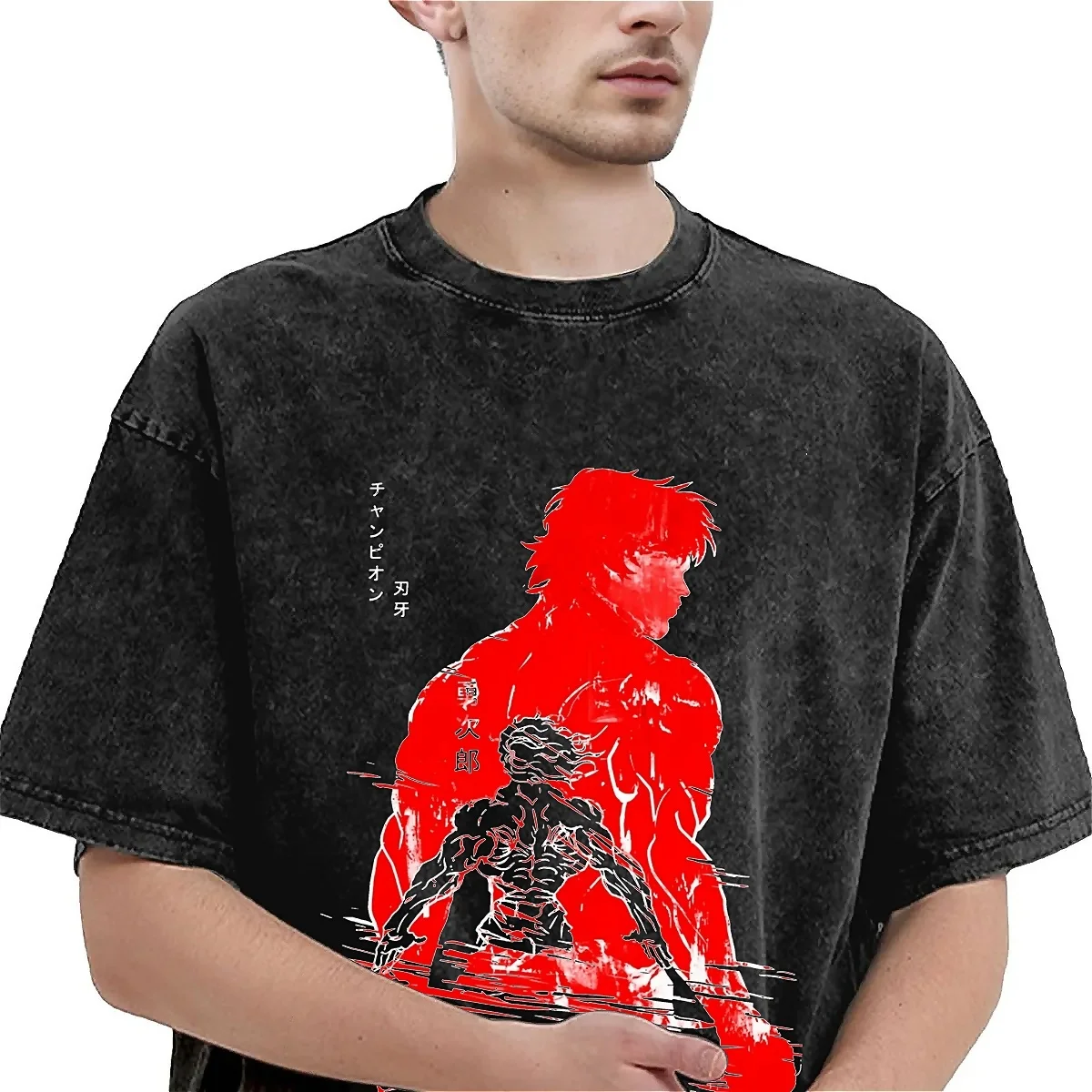 Hanma Bloodline T Shirt Summer Baki The Grappler Aesthetic T Shirts 2024 Cotton Kawaii Tee Shirt For Men Short Sleeve Clothes