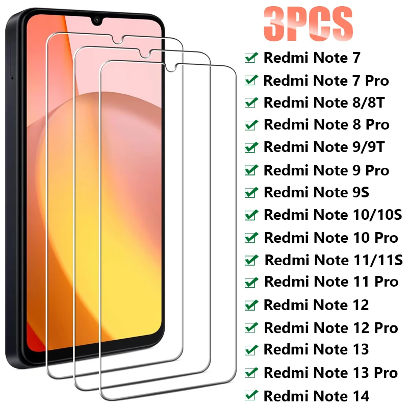 3PCS Hd Tempered Gl… - image