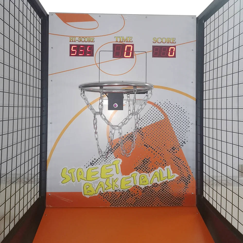 عالية الجودة التدريب المعدني ممر كرة السلة آلة الرماية اللغة الإنجليزية لعبة كرة السلة العادية تبادل لاطلاق النار #5