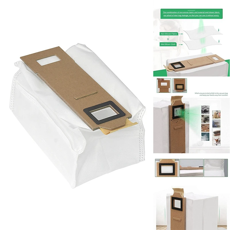 

Dust Bags For Xiaomi Roborock S7 T7S Plus Accessories Garbage Bag Robot Vacuum Cleaner Replacement Bags