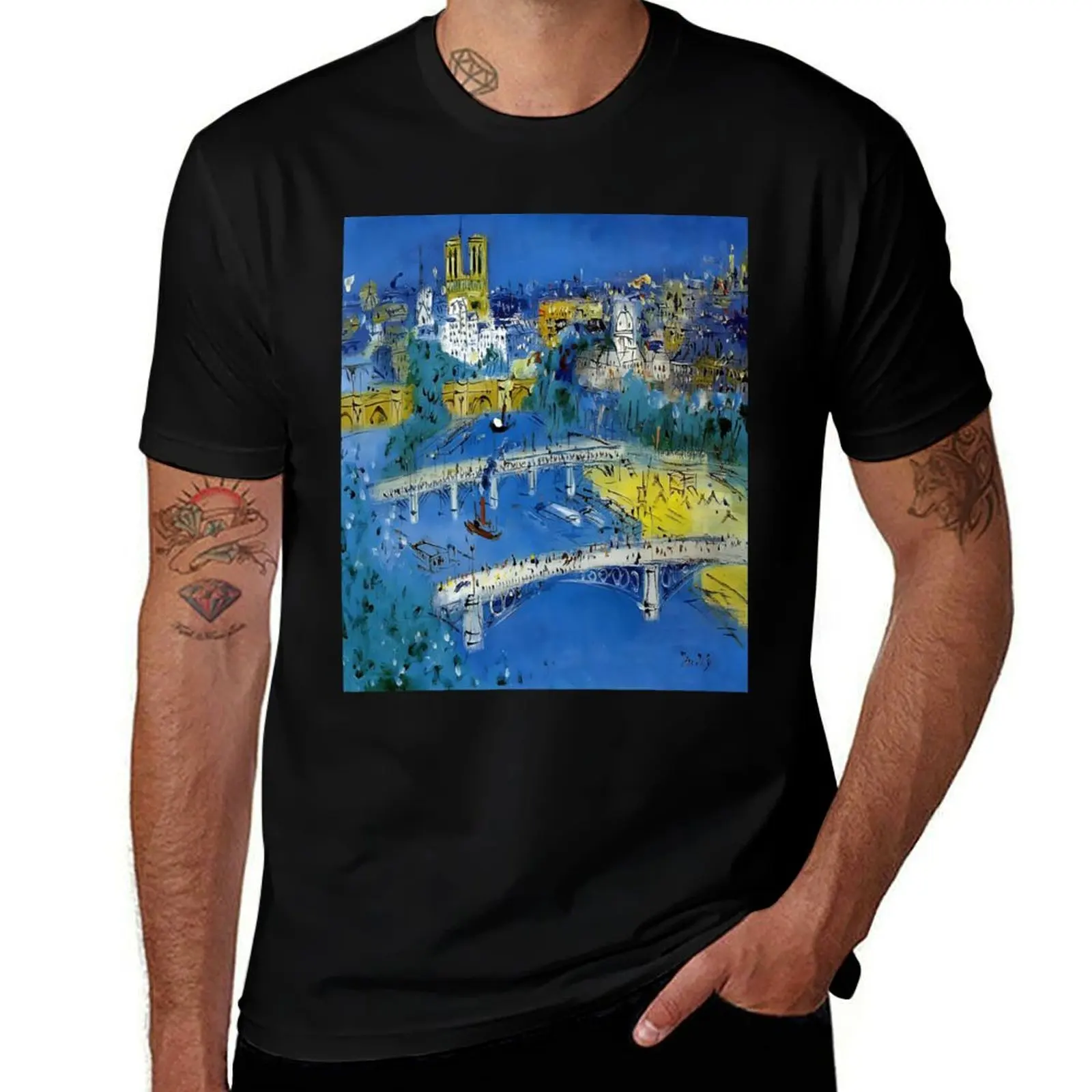 

Artwork by Raoul Dufy T-Shirt funny t shirts cotton man t shirt luxury men t shirt cotton 100% T-shirt