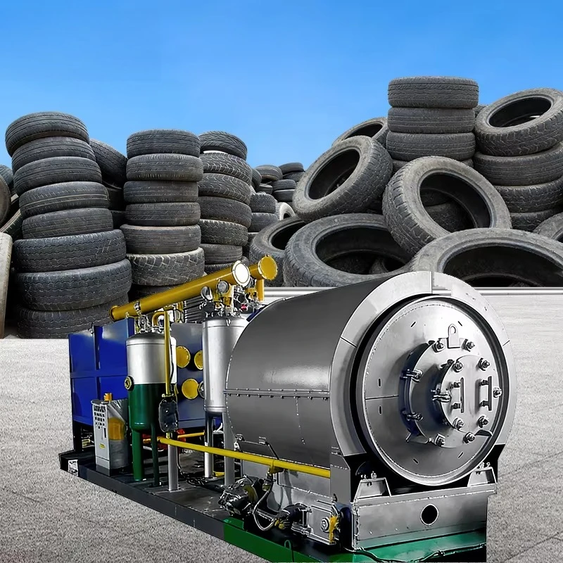 Tire Recycling Line Rubber Powder Production Machine Waste Tire Shredder Equipment High Output