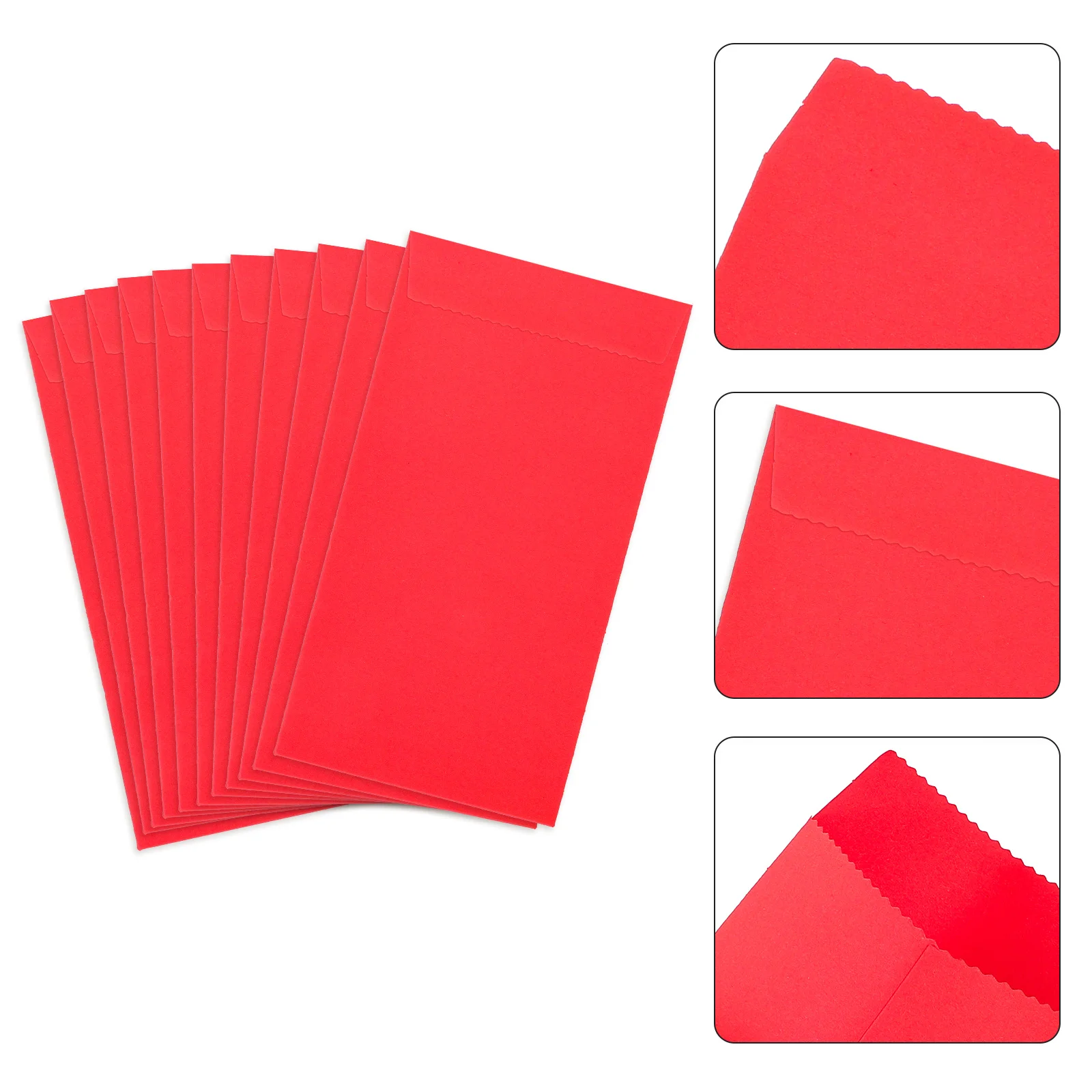 

20pcs Chinese Style Envelopes Self-Adhesive Cash Organizer For Money Saving Jewelry Storage Pouch