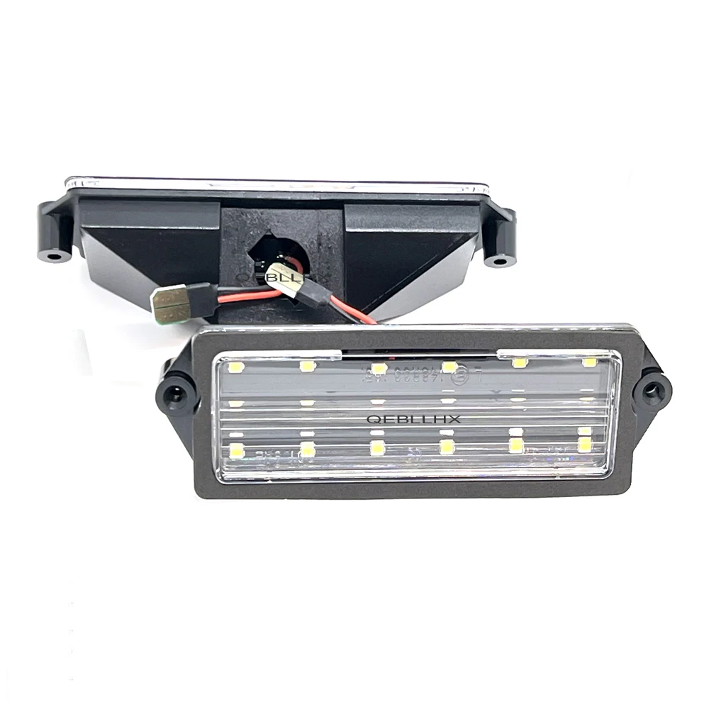2Pcs Error Free White LED License Plate Light For Hummer H2 2003-2007 For Cadillac Deville Seville Number Plate Lamp
