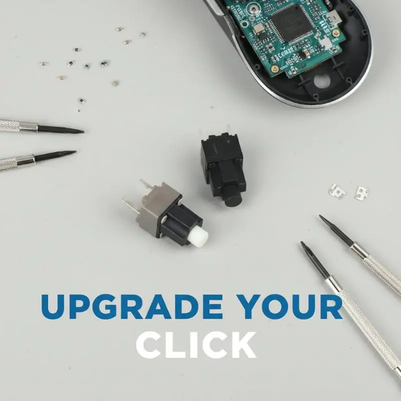 Mouse Micro Switch 3Pin Hot Swap Switch For Mechanical Keyboard Teclado Mecânico Keycaps Mouse Repair Accessory
