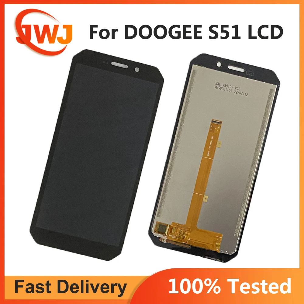 

100% Test Original For DOOGEE S51 LCD Display Touch Screen Digitizer For S51 PRO Assembly Replacement