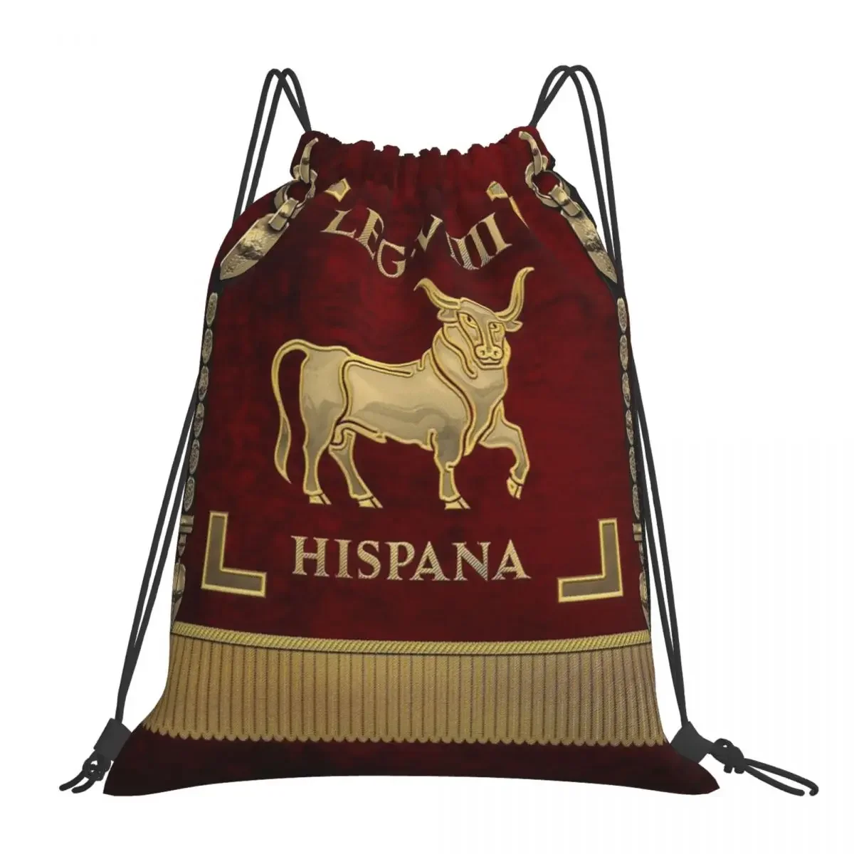 

Standard Of The Spanish 9th Legion Backpacks Drawstring Bags Drawstring Bundle Pocket Sundries Bag BookBag