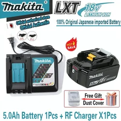 100% Original 18V 6.0/8.0/12.0Ah Li-Ion Battery For Makita DDF487 DTW700 DGA404 DTD173 DHP487 Replacement 18v Power Tool Battery