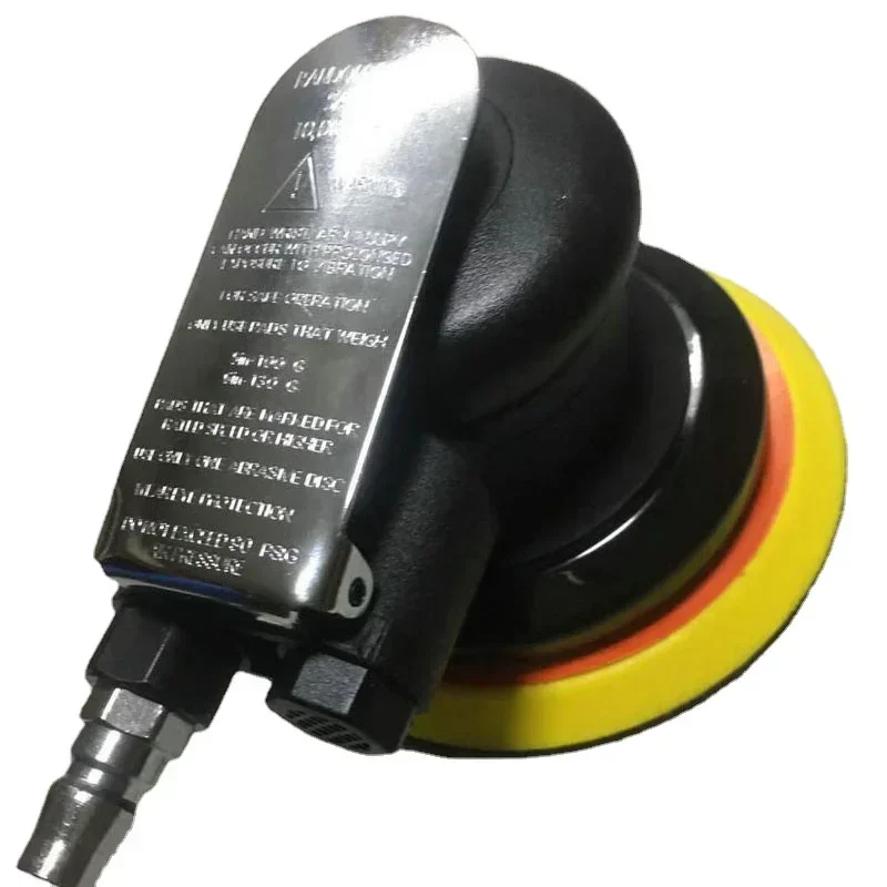 5 Inch Pneumatic Polishing Machine Orbital Sander Grinder Car Polisher Dual Action Air Sander Waxing Grinding