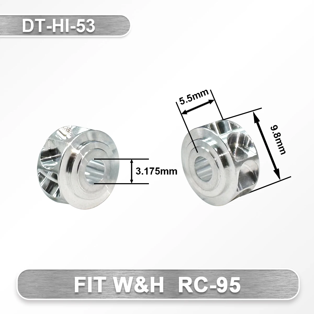Dental Handpiece Rotor Dental Ceramic Bearings Turbine Cartridge Air Rotor impeller For W&H RC-95 Handpiece Dentistry Spare