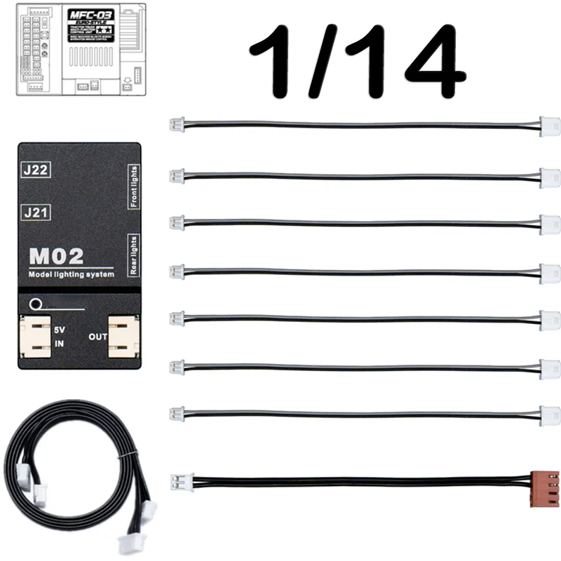 RC 1/14 Truck 1 set plastic MFC-01 03 Dedicated Module Upgrade Accessories for TAMIYA MFC-01 03 4-in-1 car