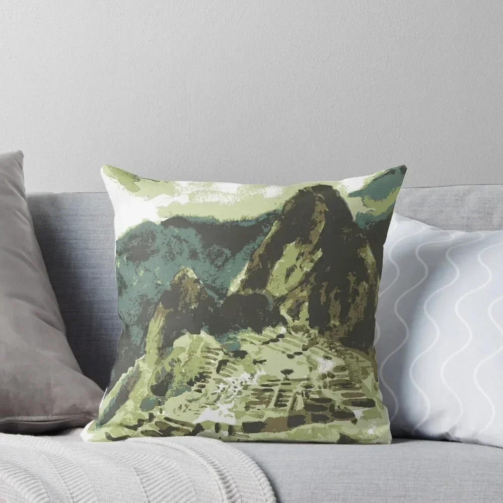 

Machu Picchu Peru Throw Pillow Pillowcases christmas supplies Decorative Cushions For Luxury Sofa Pillow