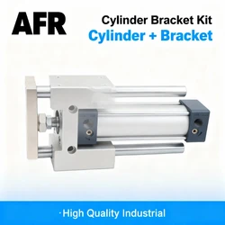 SC cylinder fixed guide bracket Three axis and three rod pressure cylinder with guide rod SC32-50 SC32-75 SC32-100 SC32-200