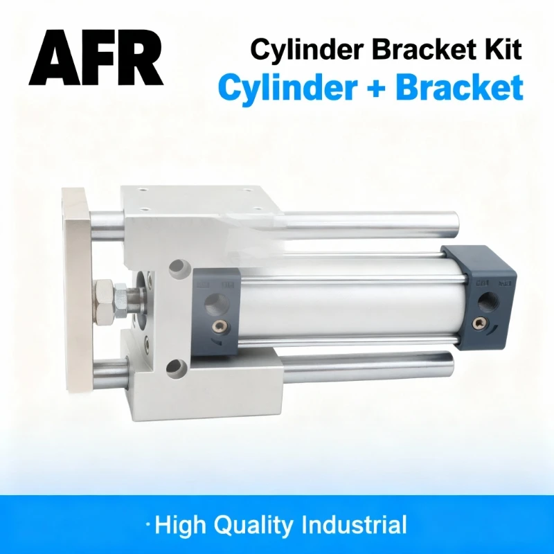 SC cylinder fixed guide bracket Three axis and three rod pressure cylinder with guide rod SC125X100 SC125X250 SC125X400