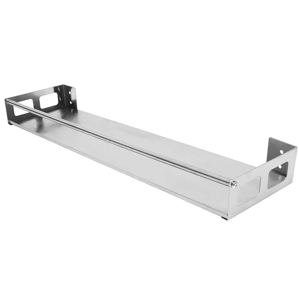 

Stainless Steel Mounted Spice Organizer Pantry Storage Shelf Kitchen Wall Holder Strong Tidier Spices Rack Narrow Metal