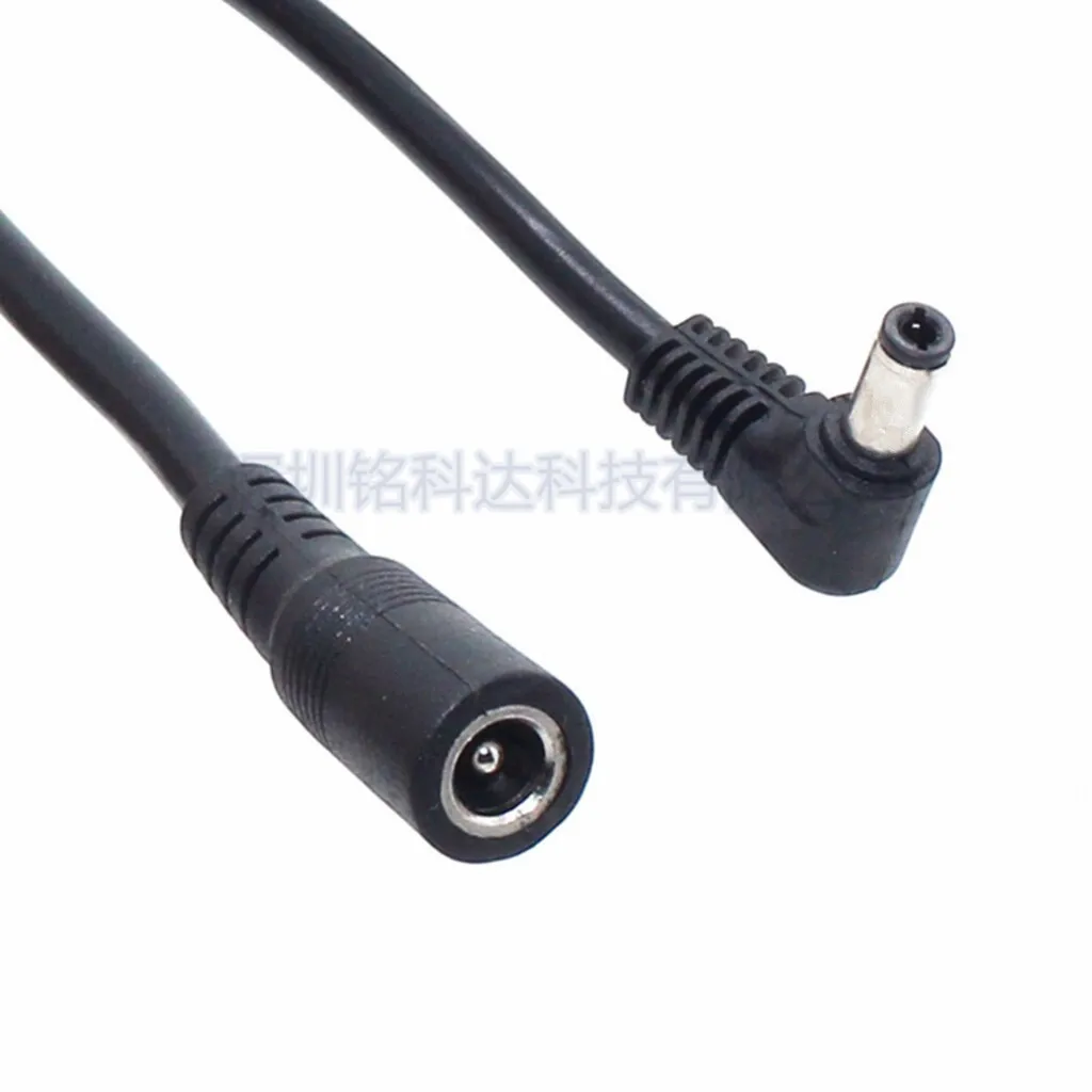 For DC power cord DC5.5 * 2.5mm elbow male to female extension cable high power pure copper 5.5 * 2.1 cable