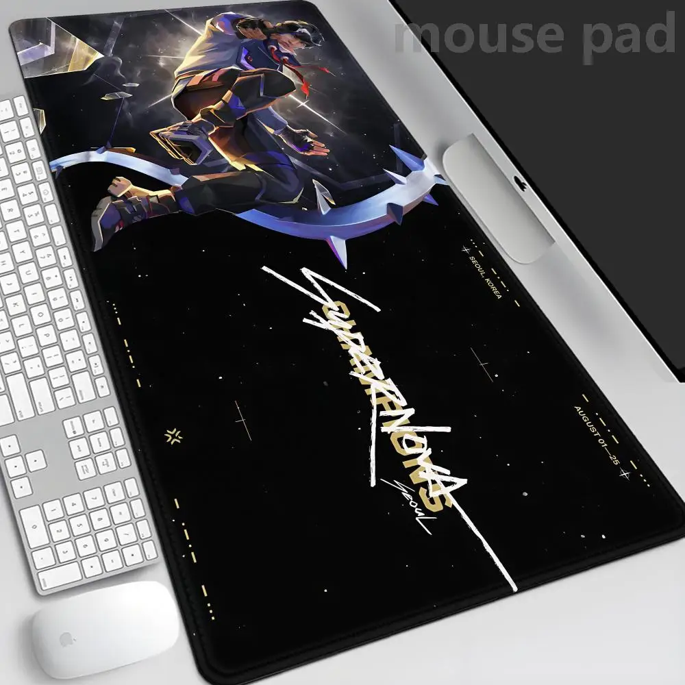 

Mouse Pad Valorant ISO Laptop Desk Decor Extended Mousepad Pc Keyboard Gaming Mat Computer Xxl Large Table Pads Office Carpet