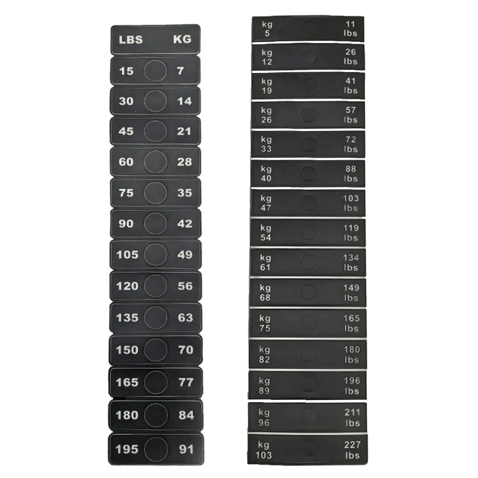 Workout Machine Attachment Weight Stack Sticker Professional Fitness Equipment Gym Weights Home Identification