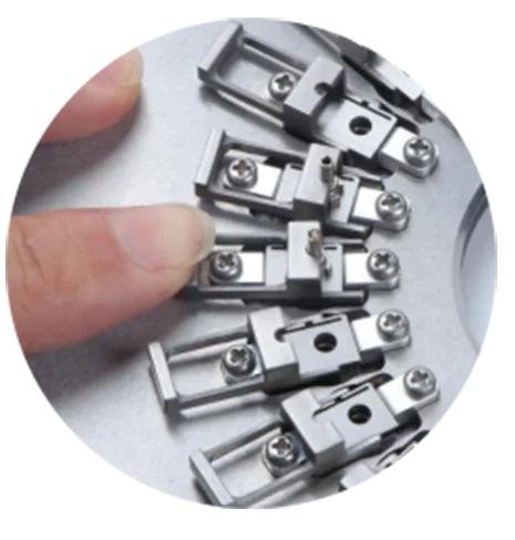 Plate Holder LC PC Finger Push Resistance Ferrule Rebound Type Jig Fiber Optic Foursquare Pressure Polishing Fixture