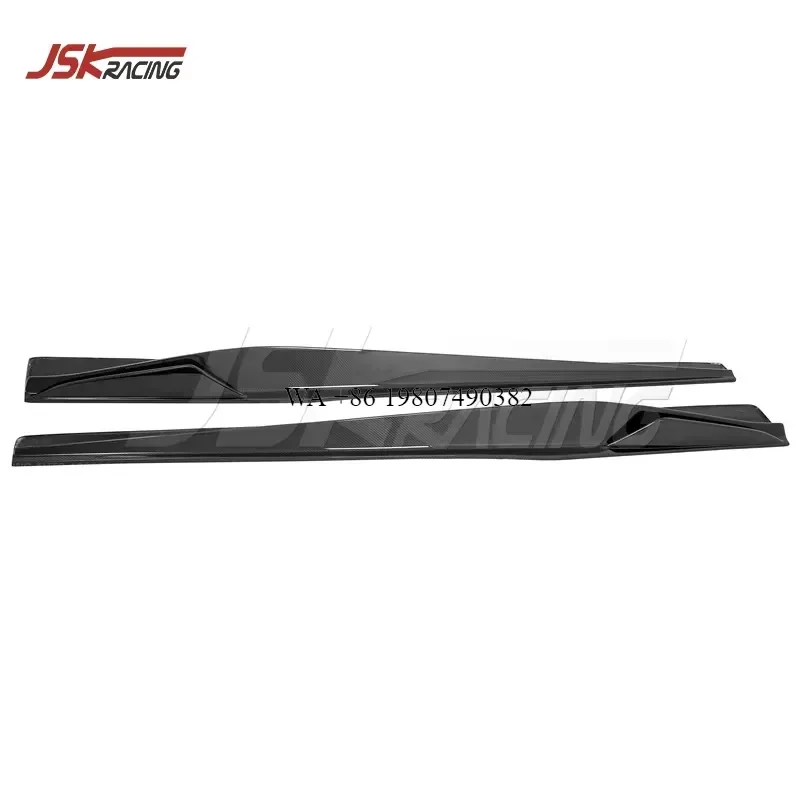 Wmwmnu Carbon Fiber Side Skirts for 488 GTB Spider 2015-2018 Vorstein Style Body Kit Auto Accessories Exterior