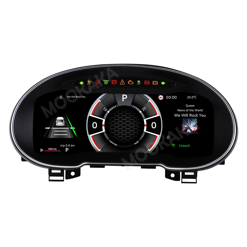 Car LCD Dashboard For Volkswagen Skoda Octavia 2015-2020 Digital Cluster Instrument Panel Cockpit Multifunctional Speedometer