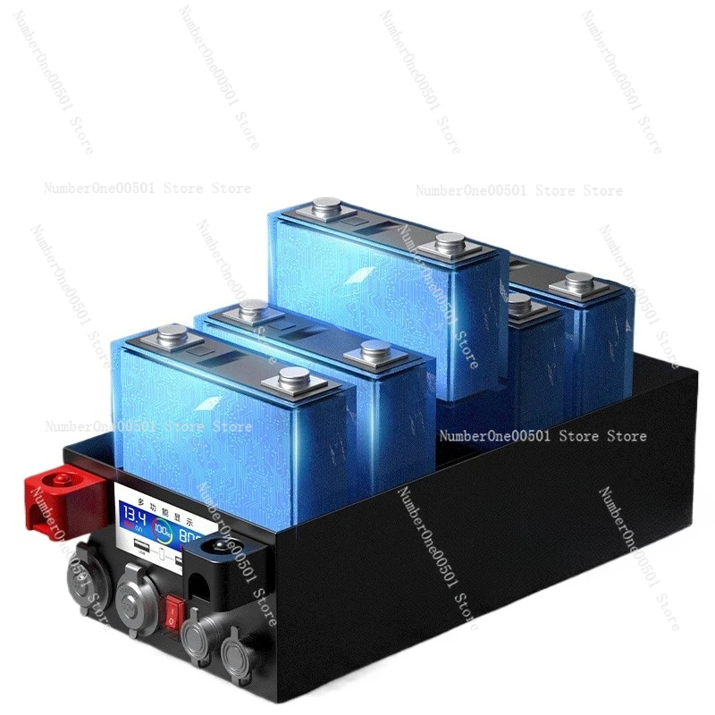 12V 48V LiFePO4 Battery Deep Cycle Solar Power Station for RV Camper Van Marine Trolling Motor Off Grid Backup