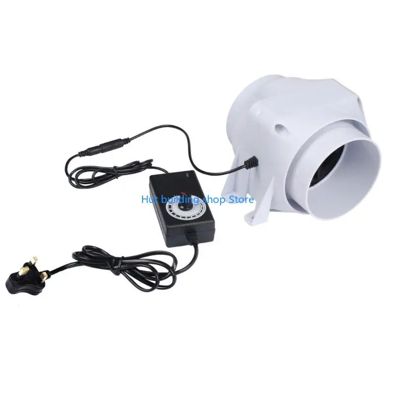 T21C Extractor Fan 110mm Smoke Extractor Duct Fan Pipe Fan 10cm Inner Hole