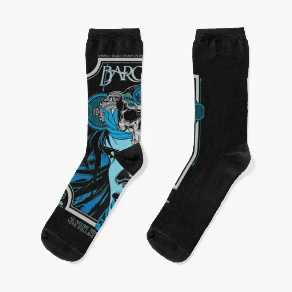 

a16-baroness and mussical Socks short funny sock Sports Boy Child Socks Women's