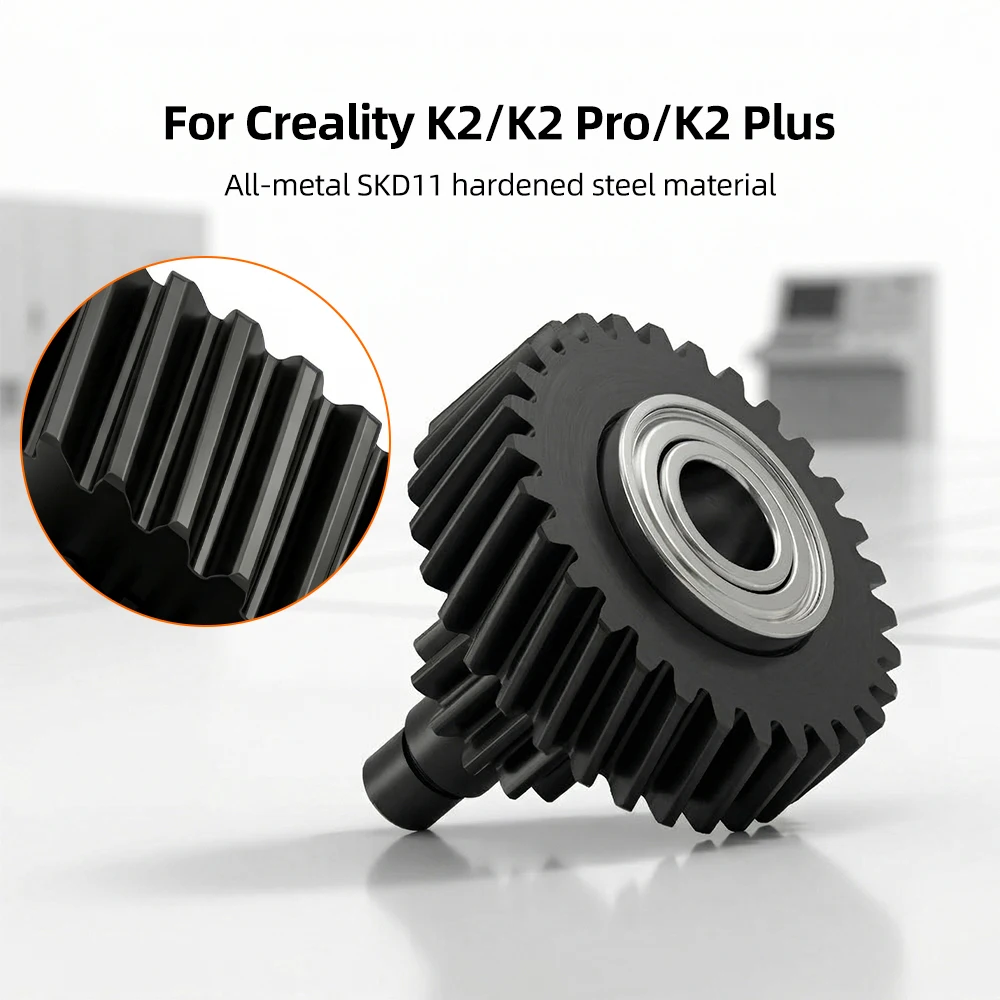 For Creality K2 Plus/K2 Pro Extruder All-Metal Reduction Gear  Smooth Transmission  And Durable  For 3D Printer Parts