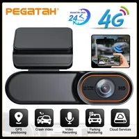 PEGATAH Mini CAR DVR Front and Rear Dual Lens with 1080P 4K WIFI Dash Cam Black Box Room Night Vision Cam Parking Monitor