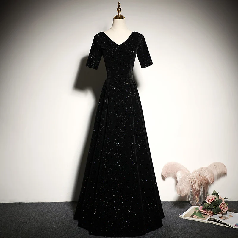 

Ele Bla Evening Dr Women's Ball Gown 2024 New Sle Commanding Presence Slimming Starry Long Dr