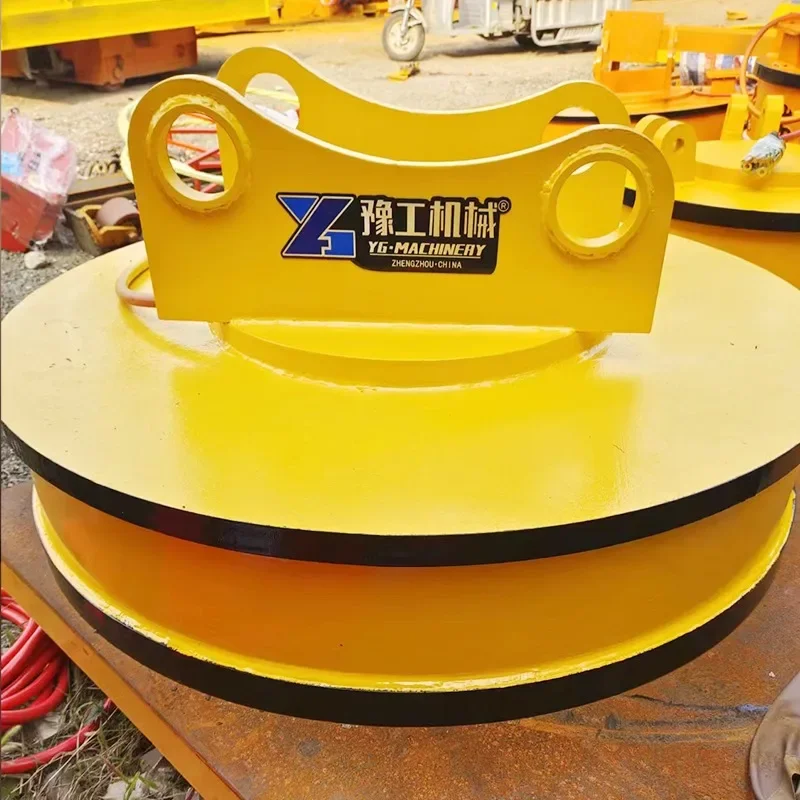 Hydraulic Electromagnet Lifting Magnet Truck & Crane Compatible Circular Lifting Magnet 1.2m Hydraulic Magnetic Chuck Hot Sale