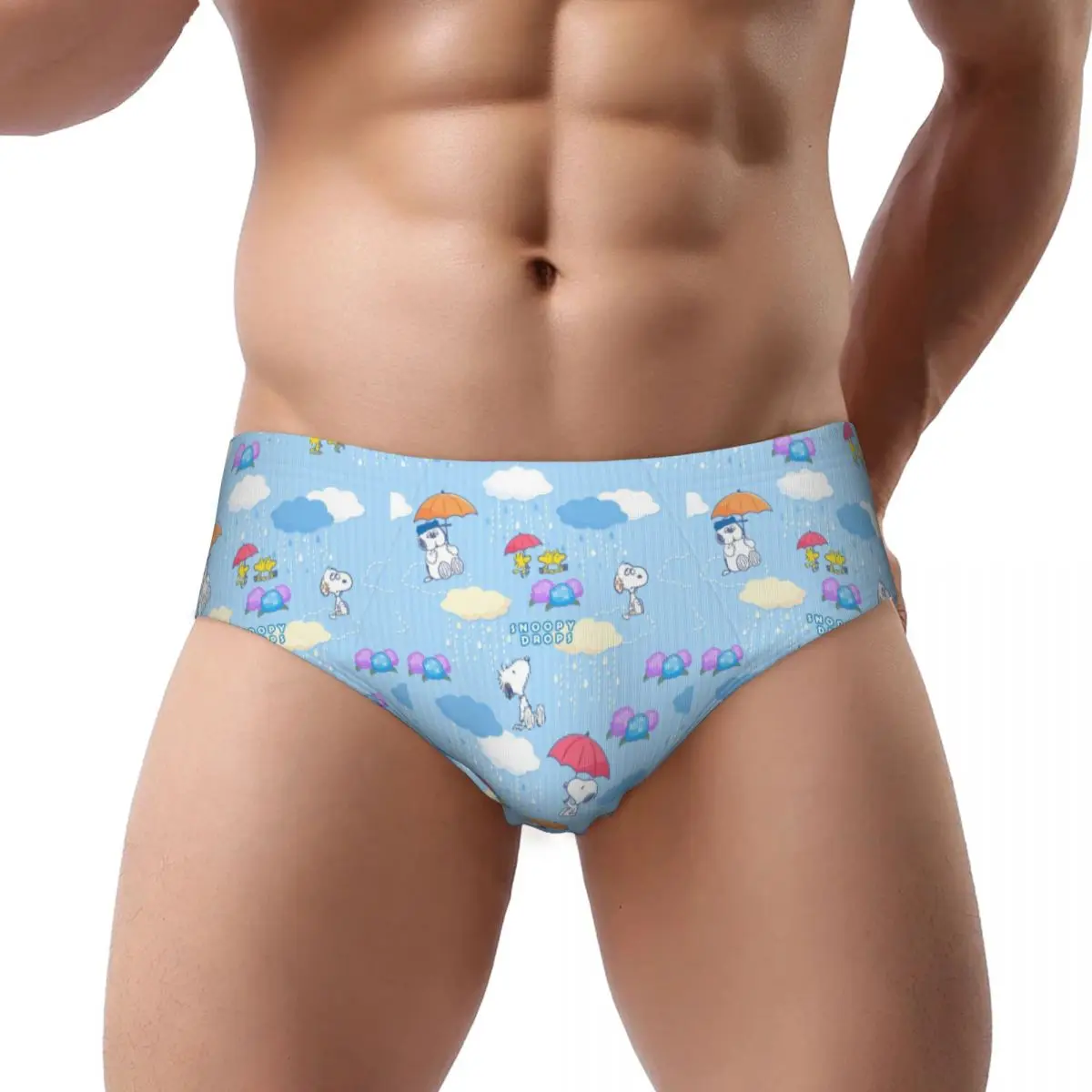 Custom S-Snoopys Wallpaper Brief Panties Women's Comfort Stretch Underwear