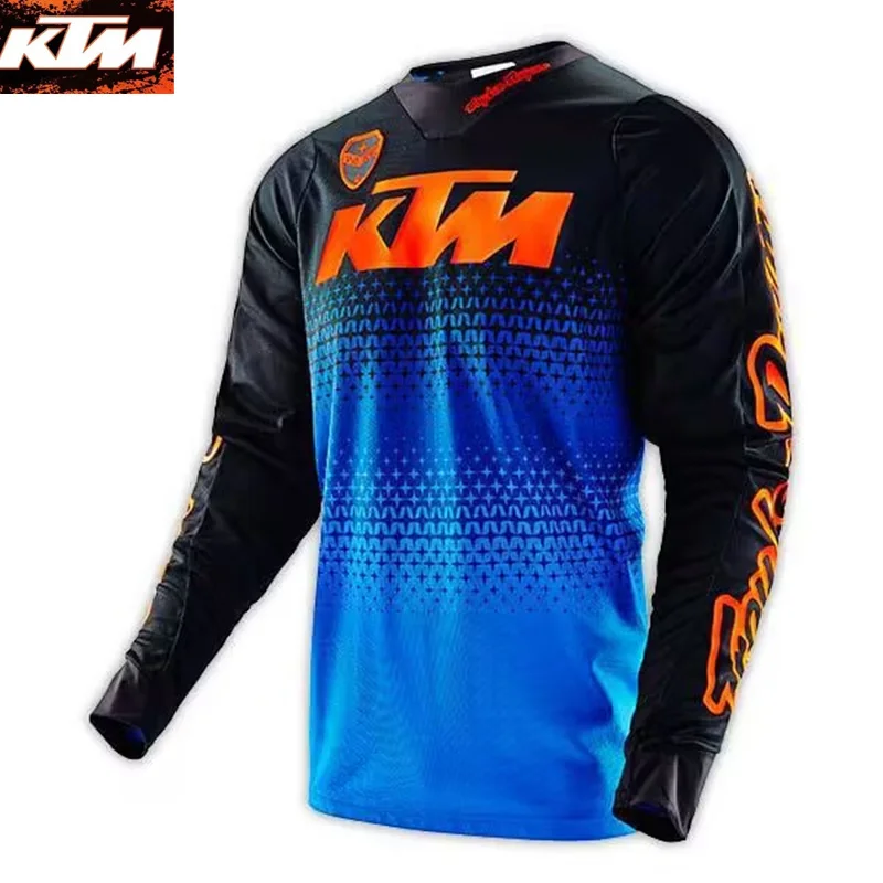 KTM Summer Youth Motorcycle Mountain Bike Enduro Downhill Jersey MTB Offroad MX Bicycle Shirt Cross Country Mountain T-shirt