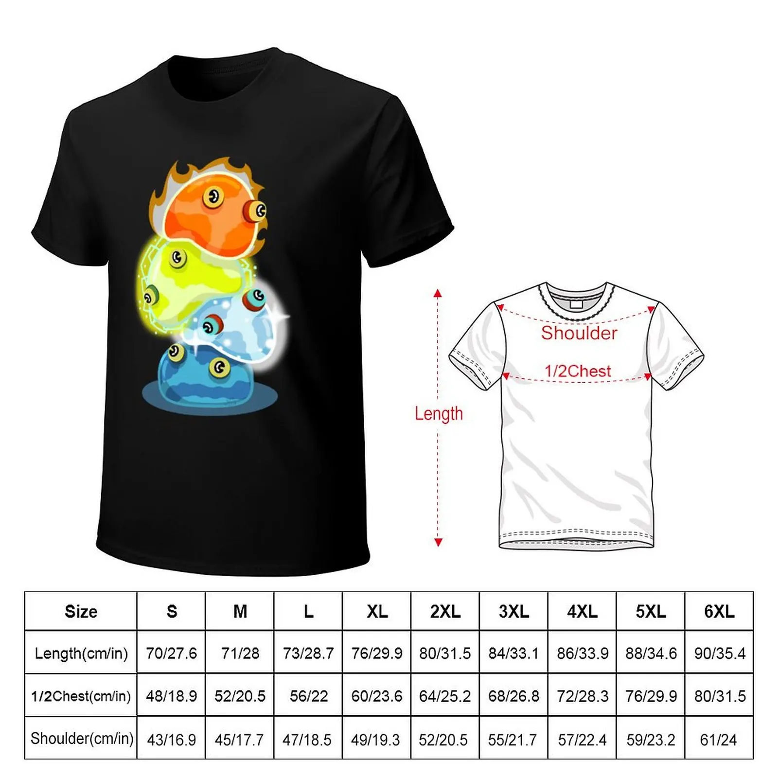 Chuchu Stack (Variant) T-Shirt Comfortable Basic Crew Neck Tee