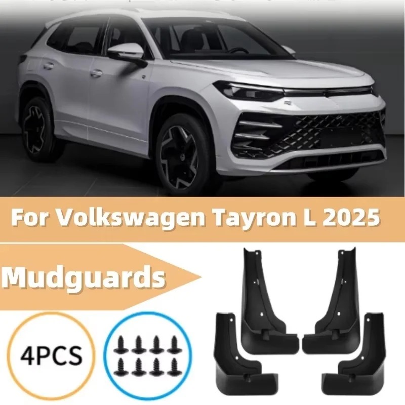 

4 шт. брызговики для VW Volkswagen Tayron L 2025, защита от брызг, защита переднего и заднего крыла, автомобильные аксессуары