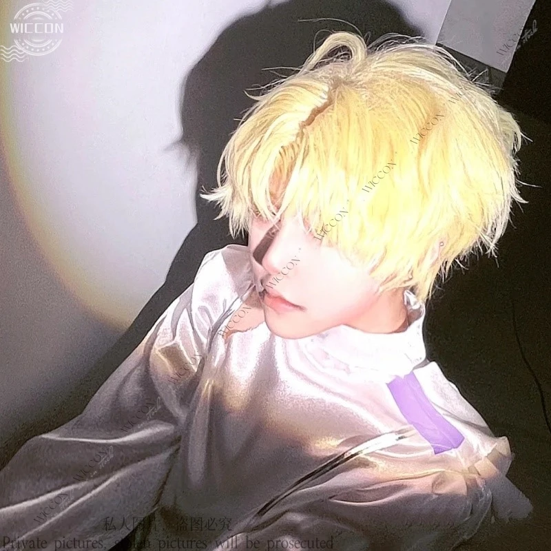 لوكا تأثيري أنيمي الغريبة المرحلة زي شعر مستعار يتوهم ملابس الحفلات الذيل دعوى هالوين كرنفال الزي الرسمي تشغل قلبي رجل