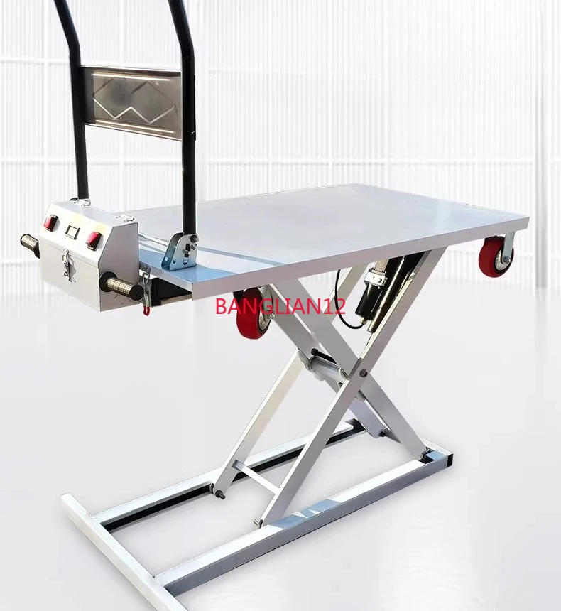 Autologous climbing platform truck trolley electric hydraulic lift portable truck carrying scissors