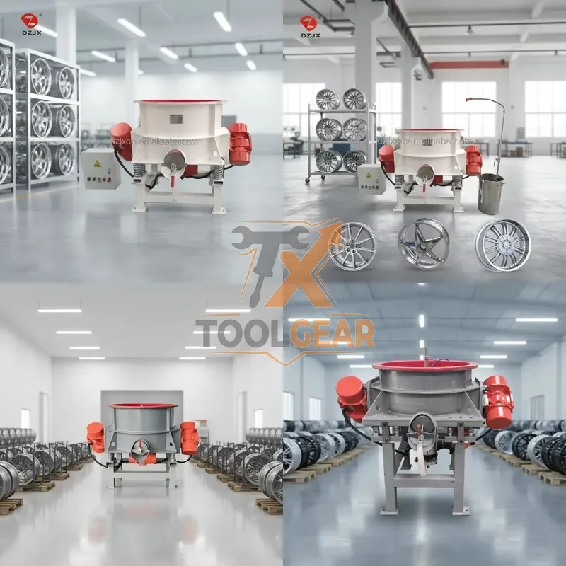 2026hotsale* DZ Auto 21-30 Inch Vibratory Alloy Rim Wheel Polishing Machine
