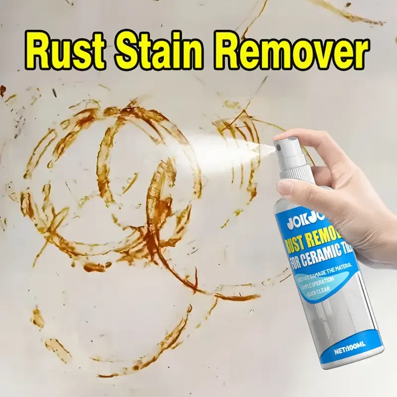JOKJOK Heavy-Duty Metal & Surface Cleaner Spray Instantly Removes Rust, Limescale, and Soap Scum from Floors, Shower Doors, Sink