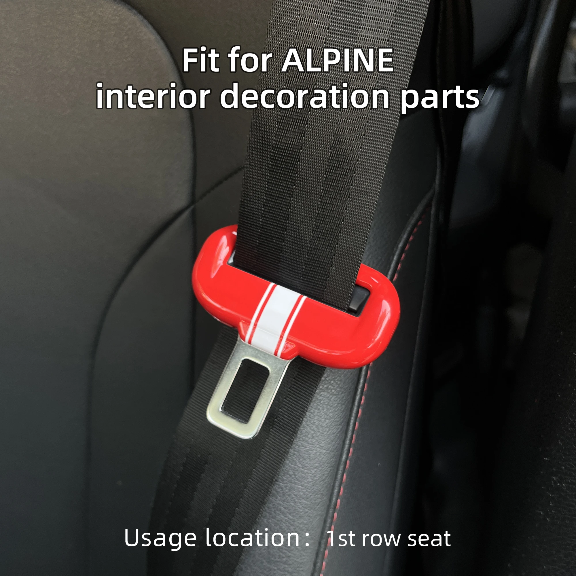 

Декоративный чехол с пряжкой автомобильного ремня безопасности — сделай сам и краска по индивидуальному заказу, подходит для защиты от повреждений, устойчивый к царапинам для ALPINE A290 с 2025 года.