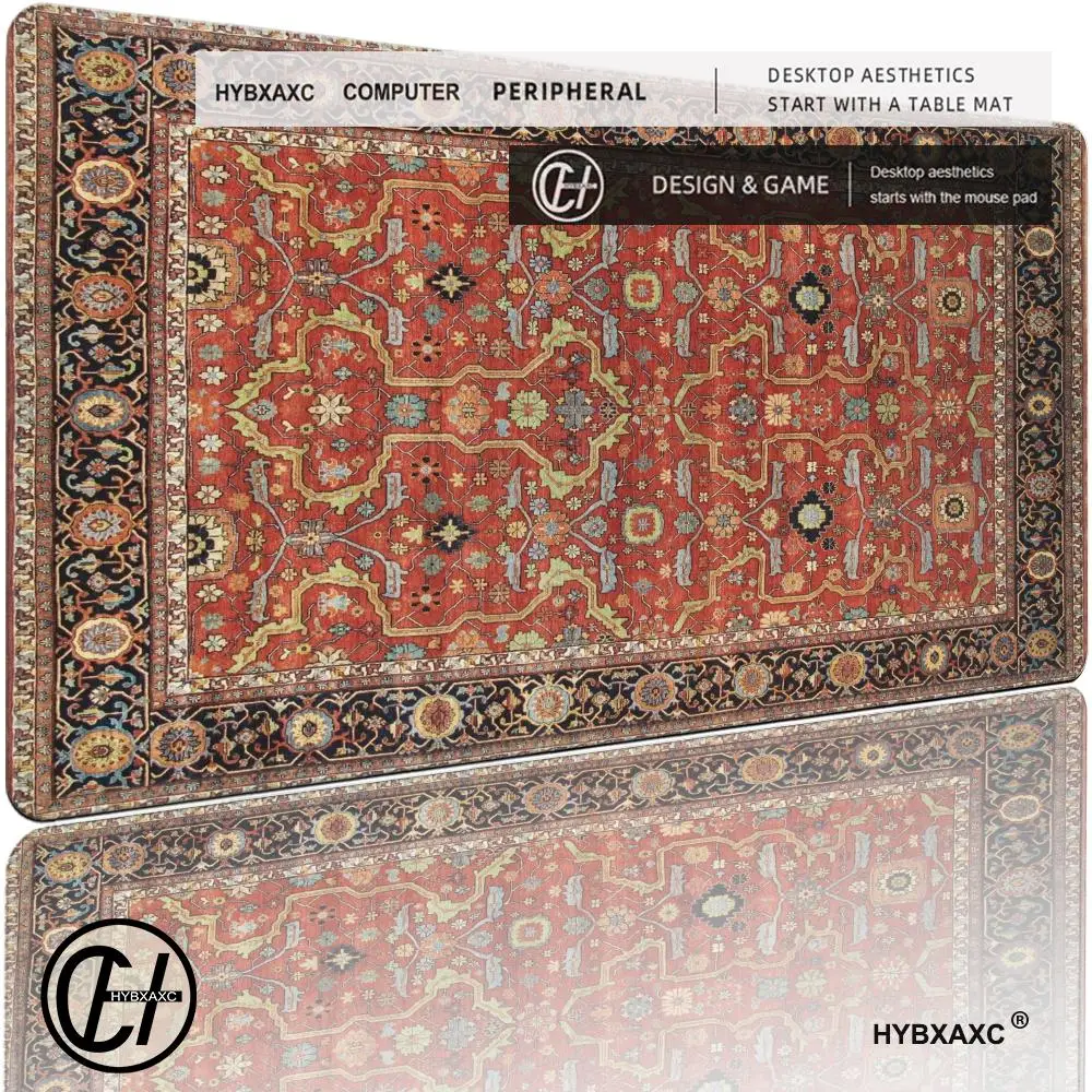 

HD Persian Mouse Pad Big Office Carpet Gamer Rubber Rug Accessories Xxl Desk Mat Table Pads 400X800 Cushions Gamer Tables XAXC