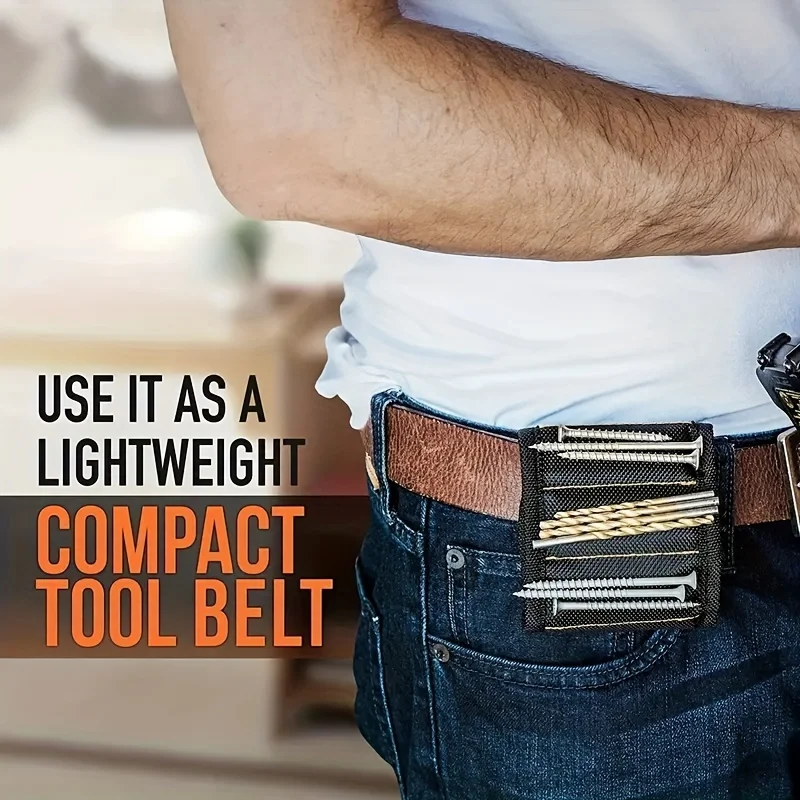 Ultra Strong Magnetic Tool Wristband - Suitable for Screws, Nails, Bolts, and Drills - Unique Support Design view 4