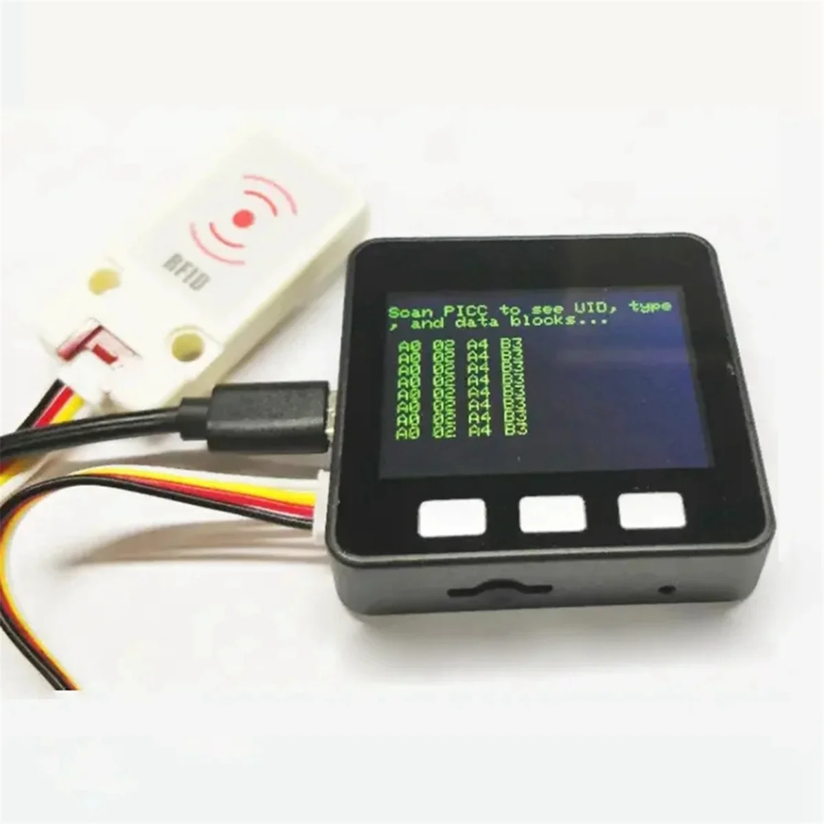 M5STACK RFID 2 Unidades Mini Lector RFID Sensor WS1850S Radio Frecuencia para Transporte Inteligente