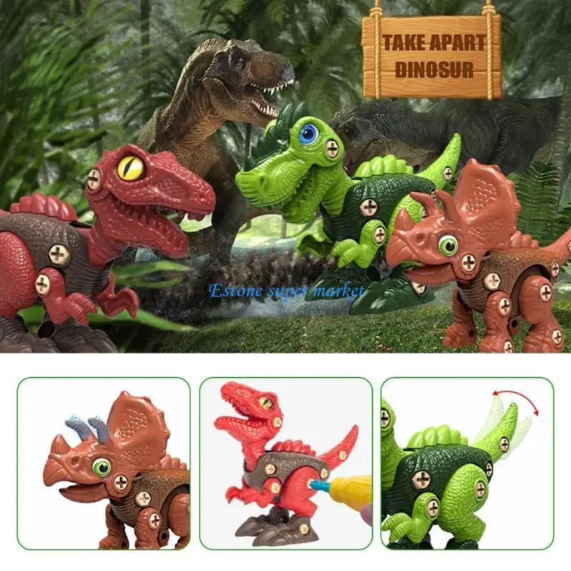 090b Bildungsstamm Gebäude Dinosaurierspielzeug Konstruktion Lerngeschenke Dinosaurierspielzeug Spielzeug