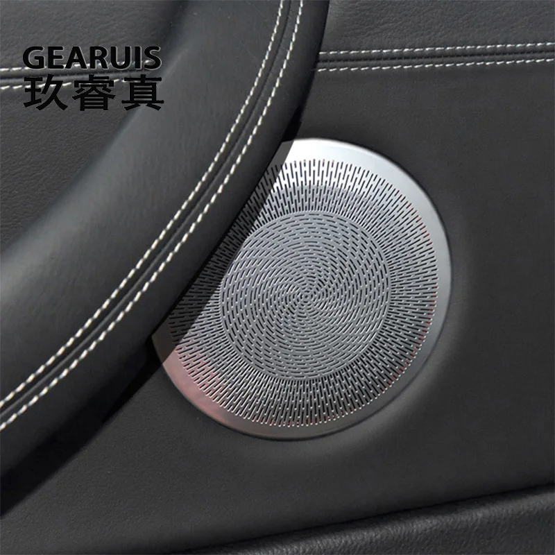 For BMW 3 Series GT 3gt F34 M3 F80 M4 F82 2014-2018 Car Door Panel Loudspeaker Sound Pad Stereo Audio Speaker decoration Cover