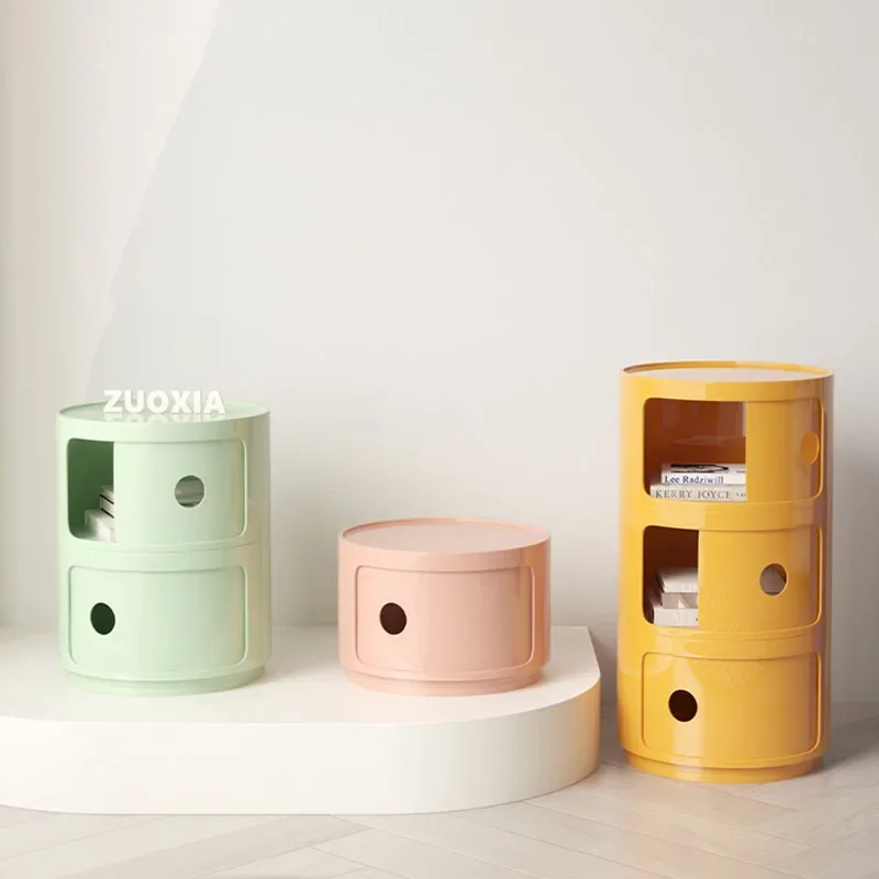 plastic-night-table-minimalist-kawaii-aesthetic-trendy-nightstand-space-saving-hidden-storage-mesitas-de-noche-home-furniture