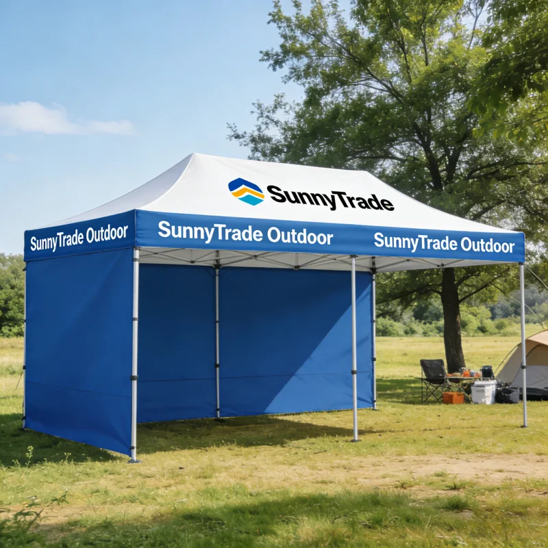 Custom Design Folding Market Advertising Tent Outdoor Promotional Commercial Marquee Gazebo 10X20ft Pop up Canopy Tent